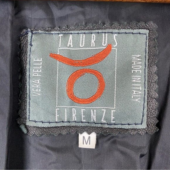 Taurus Firenze size Medium Women’s Black Leather Button Up Jacket - Picture 6 of 8